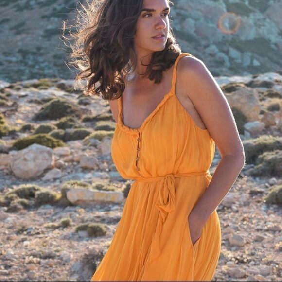 Zara Woven Silk Blend Limited Edition Dress - Picture 1 of 11